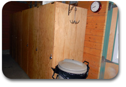 Lockers in Grooming Stable